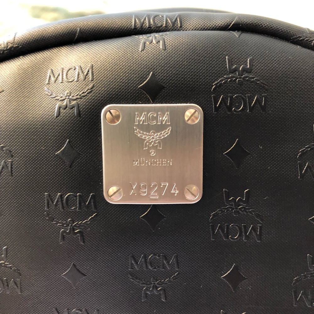 Authentic MCM Dual Star PVC Large Backpack - Picture 4 of 8